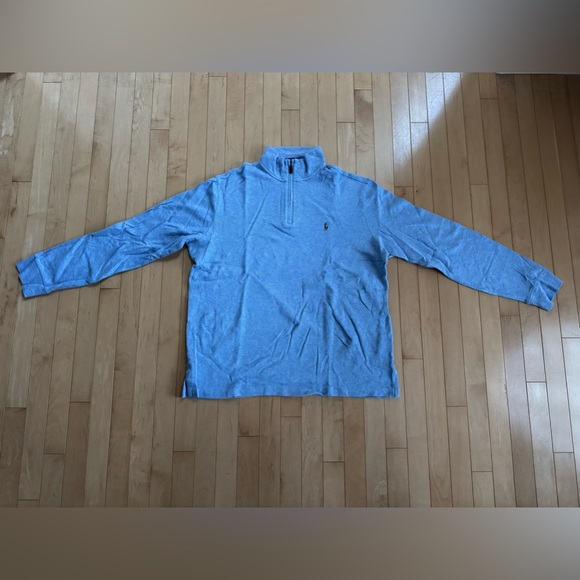 Men’s Polo Ralph Lauren Quarter Zip-Up Estate Rib Sweater Size: Large - Picture 1 of 3